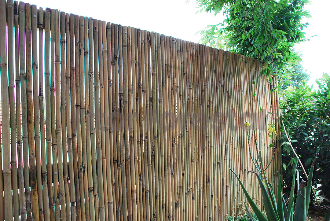 Cañizo PVC Bambú Ovalado, Ocultacion, Jardin, Patio, Terraza, Exterior